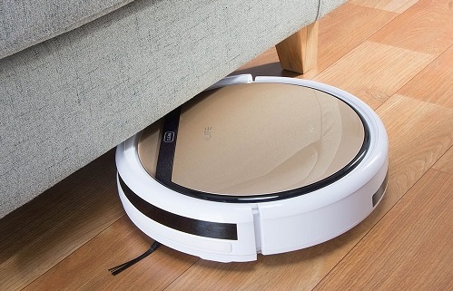 ILIFE V5s Robot Vacuum Cleaner slim design..