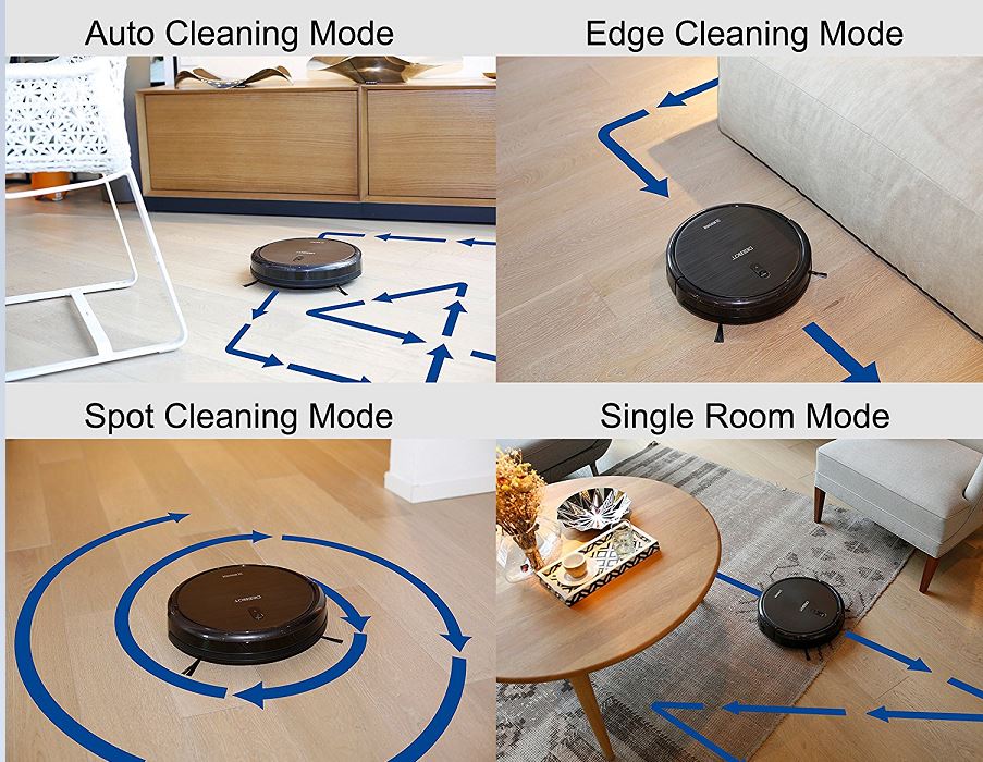 ECOVACS DEEBOT N79 Robot Vacuum cleaning modes