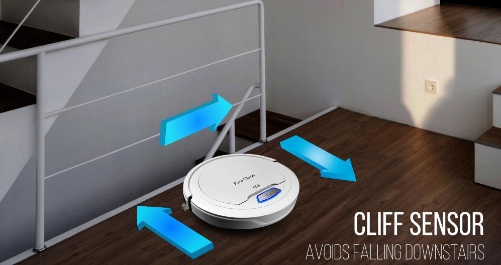 PureClean Automatic Robot Vacuum Cleaner for Clean Carpet Hardwood Floor