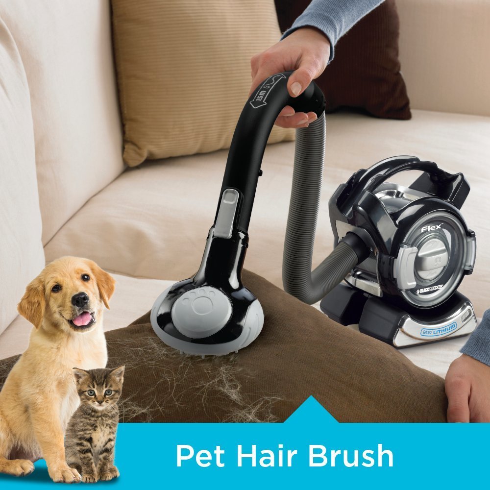 Black-Decker-Handheld-Vacuum-pet-hair-brush