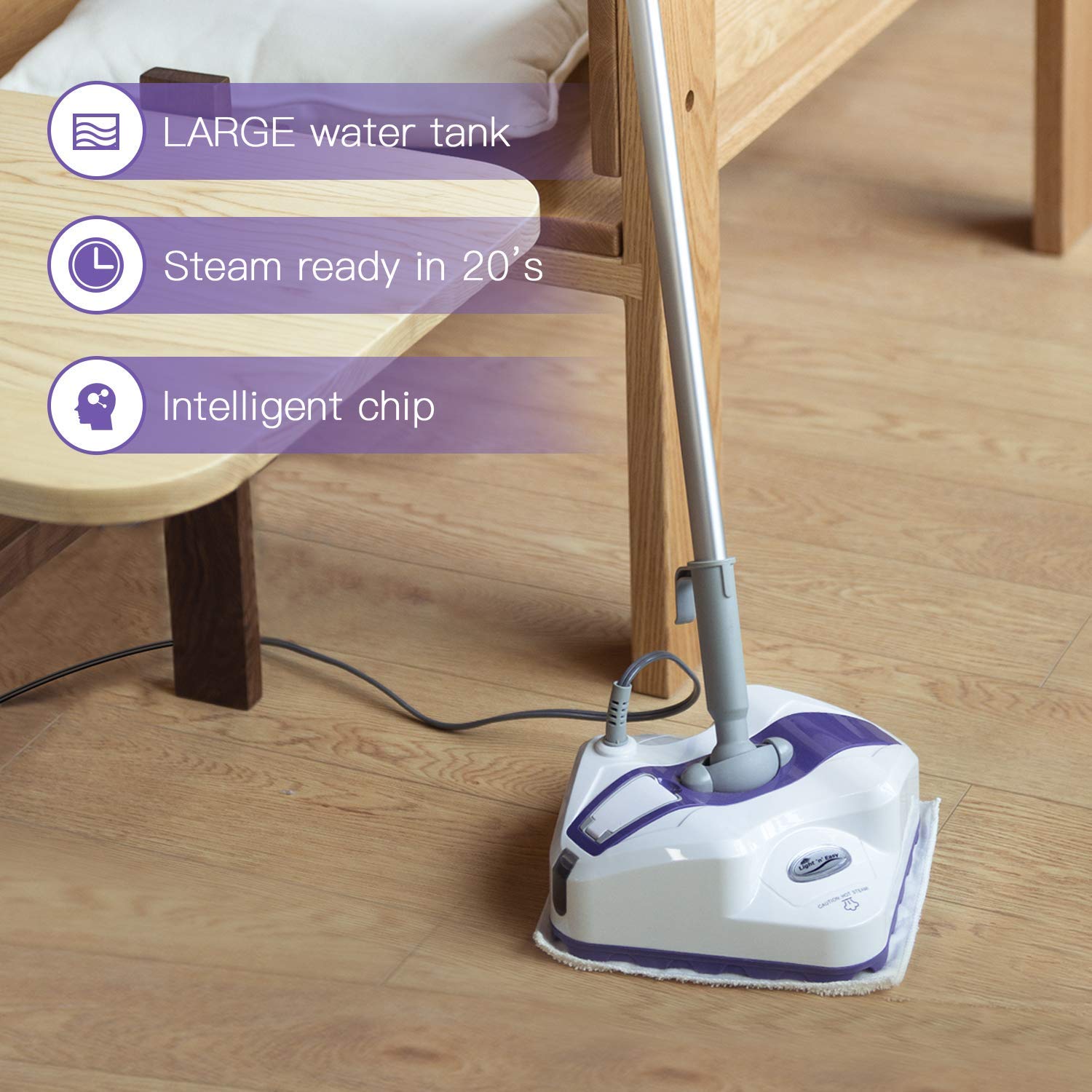 Light-N-Easy-Steam-Mop-for-Floor-Cleaning-With-Steam-Control