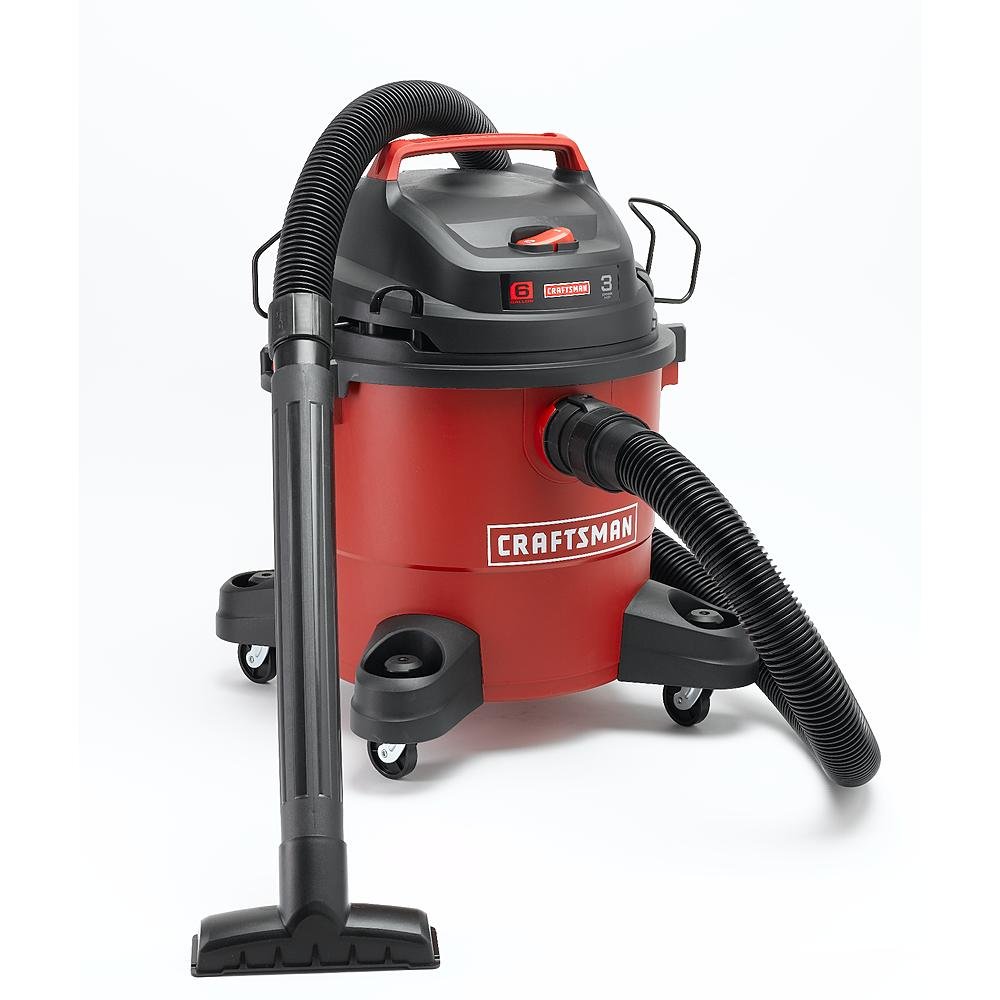 Craftsman-12004-6-Gallon-3-Peak-HP-Wet-Dry-Vacuum-Cleaner