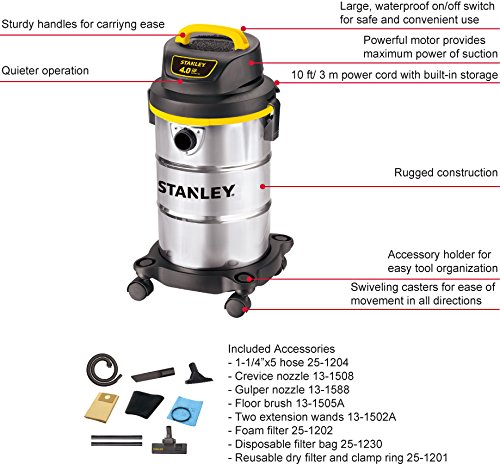 Stanley-Wet-Dry-Vacuum-Cleaner-5-Gallon-4-Horsepower-Stainless-Steel-Tank