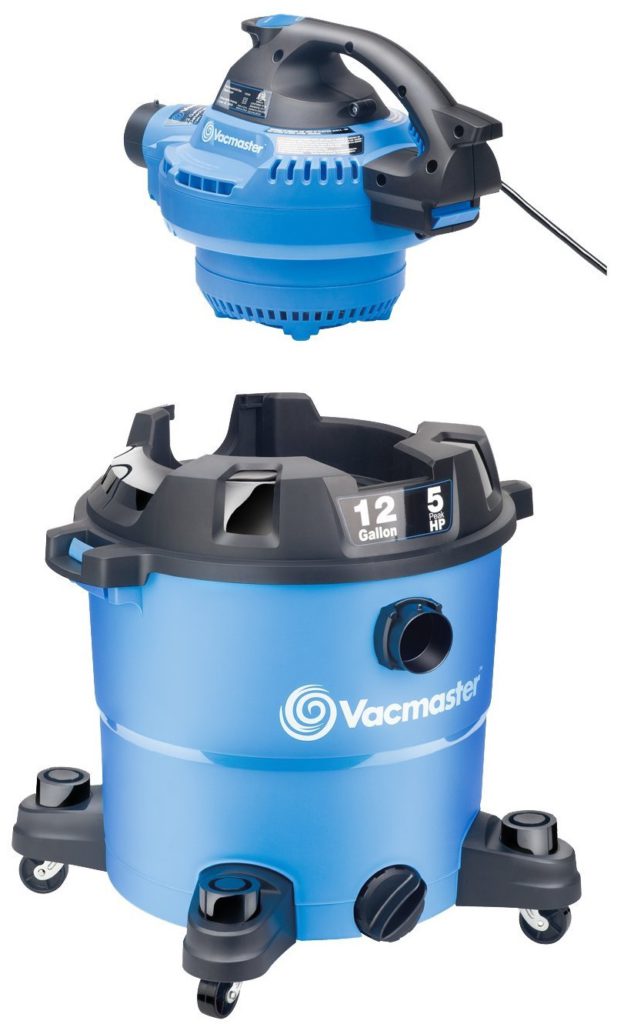 Vacmaster-12-Gallon-5 Peak-HP-Wet-Dry-Vacuum-with-Detachable-Blower-VBV1210