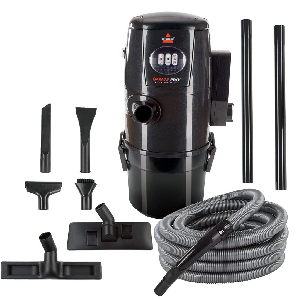 Bissell-Garage-Pro-Wall-Mounted-Wet-Dry-Car-Vacuum-Blower-With-Auto-Tool-Kit-18P03