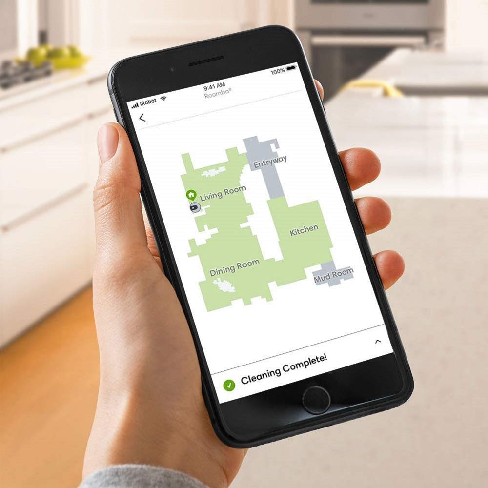 iRobot-Roomba-i7+(7550)-Robot-Vacuum-with-Automatic-Dirt-Disposal-app