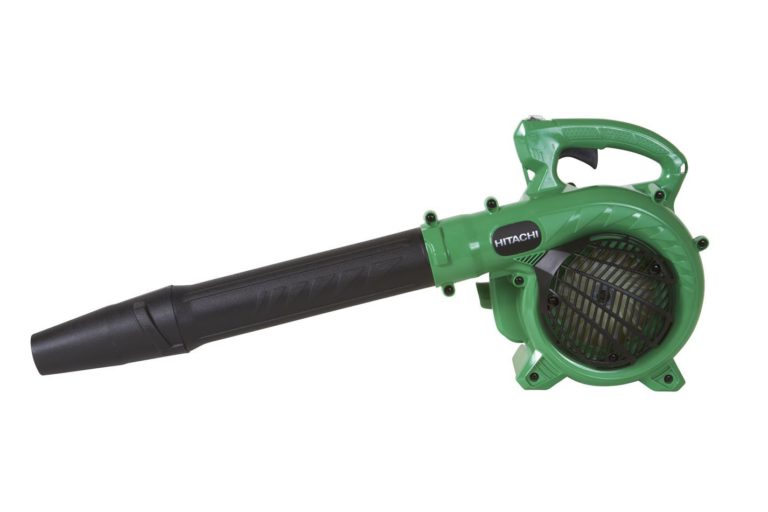 Hitachi RB24EAP Gas Powered Leaf Blower Review Blast Away Leaves in