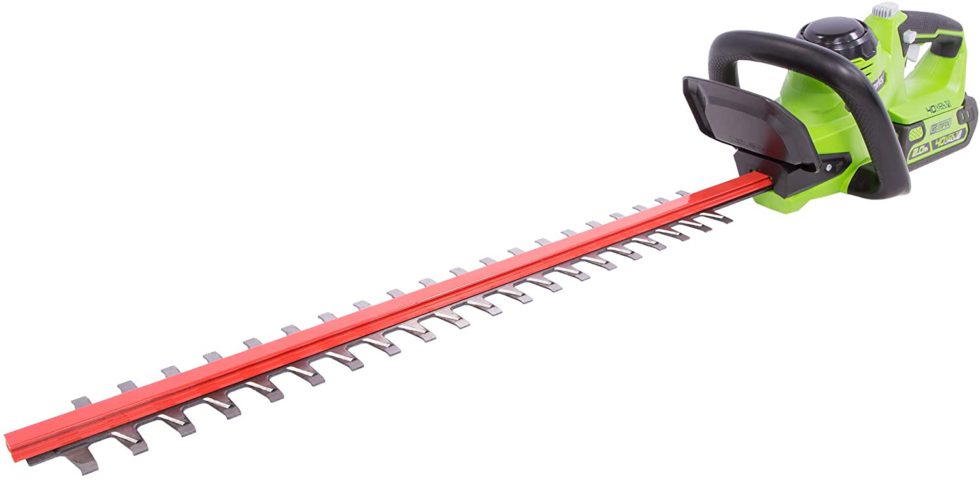 greenworks hedge trimmer