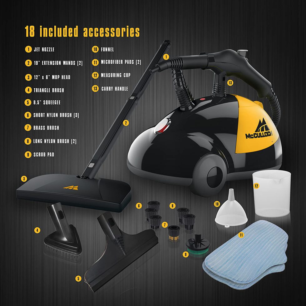 McCulloch MC1275 Heavy Duty Steam Cleaner Review Powerful Tool for