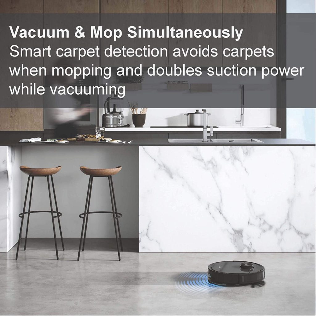 Ecovacs-Deebot-Ozmo-T8-AIVI-Robot-Vacuum-Cleaner-Mop-Smart-Objection-Recognition
