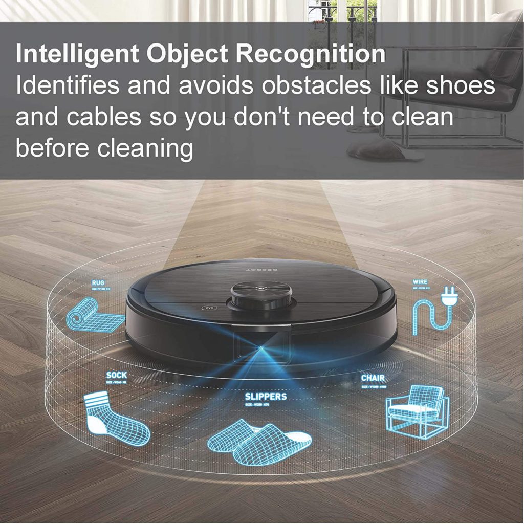 Ecovacs-Deebot-Ozmo-T8-AIVI-Robot-Vacuum-Mop-with-Smart-Objection-Recognition