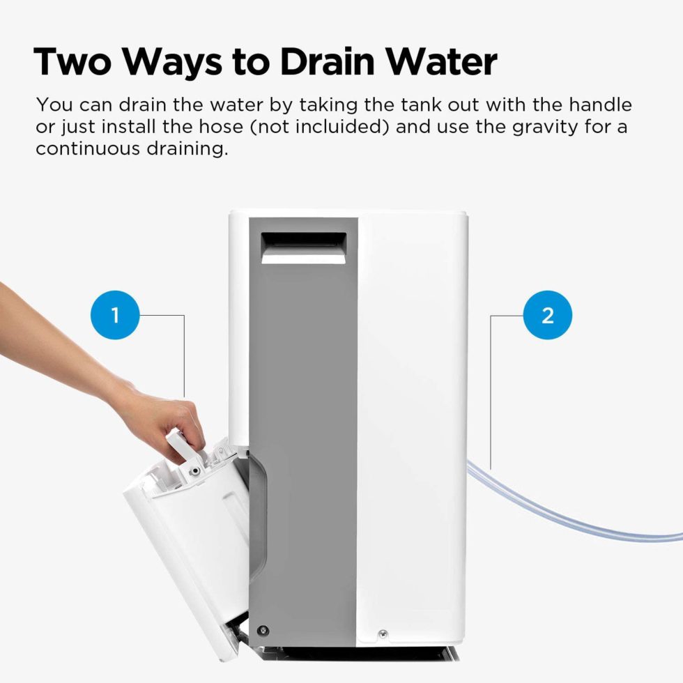 Midea 50 pint Dehumidifier MAD35C1ZWS Review Powerful Dehumidifier