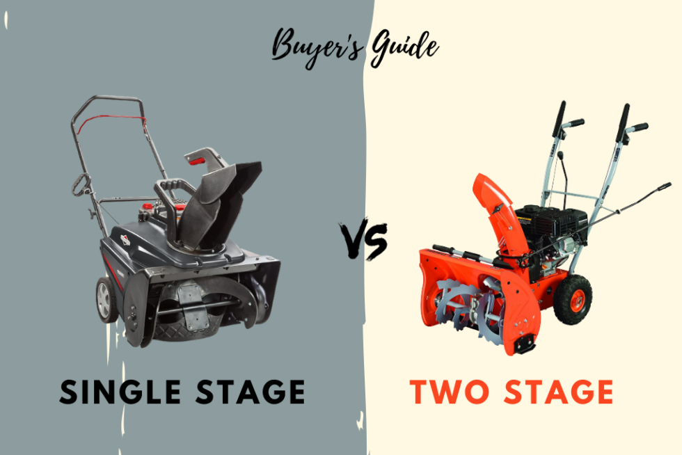 Single Stage vs Two Stage Snow Blower Buyer’s Guide How To Choose the