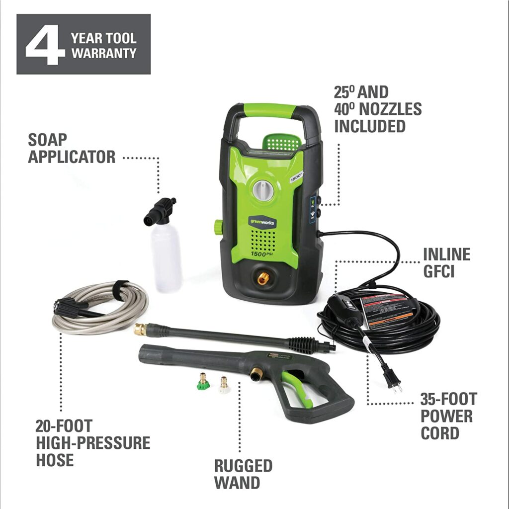 greenworks-electric-pressure-washer-specs