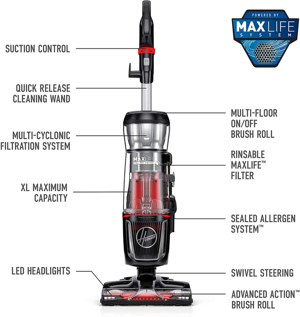 Hoover-MAXLife-Pro-Pet-Swivel-HEPA-Vacuum-specs