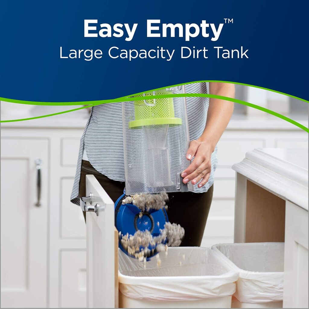 bissell-cleanview-rewind-pet-dirt-tank-capacity