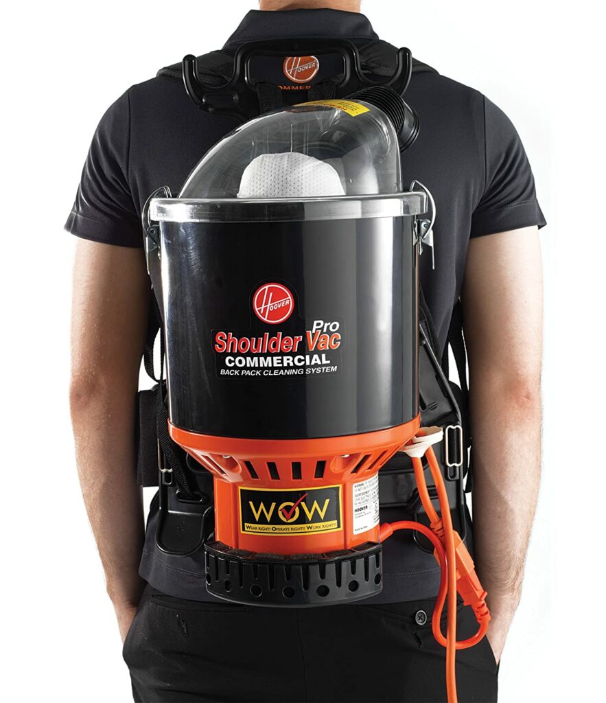 hoover-backpack-vacuum-wearing