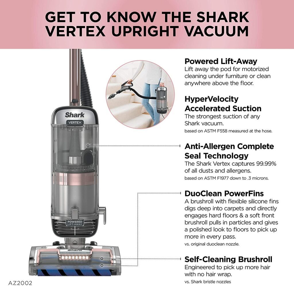 Shark-AZ2002-Vertex-DuoClean-Upright-Vacuum-features