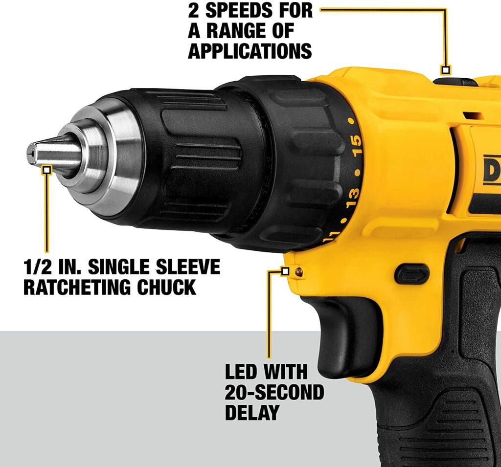 dewalt-20v-max-cordless-drill-specifications