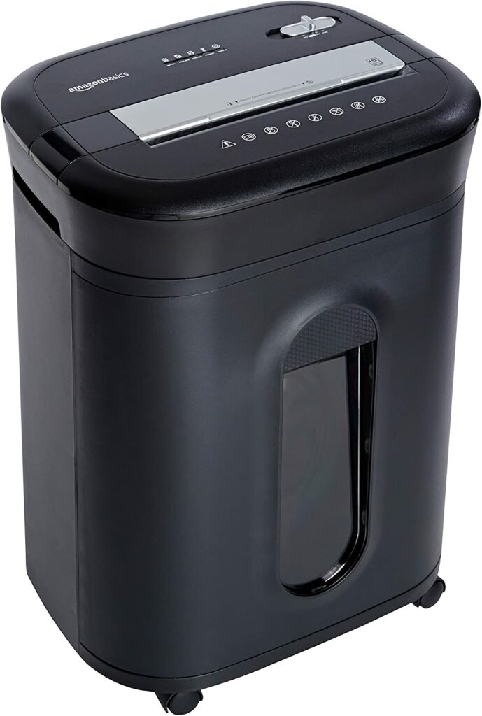 Amazon-Basics-15-Sheet-Paper-Shredder