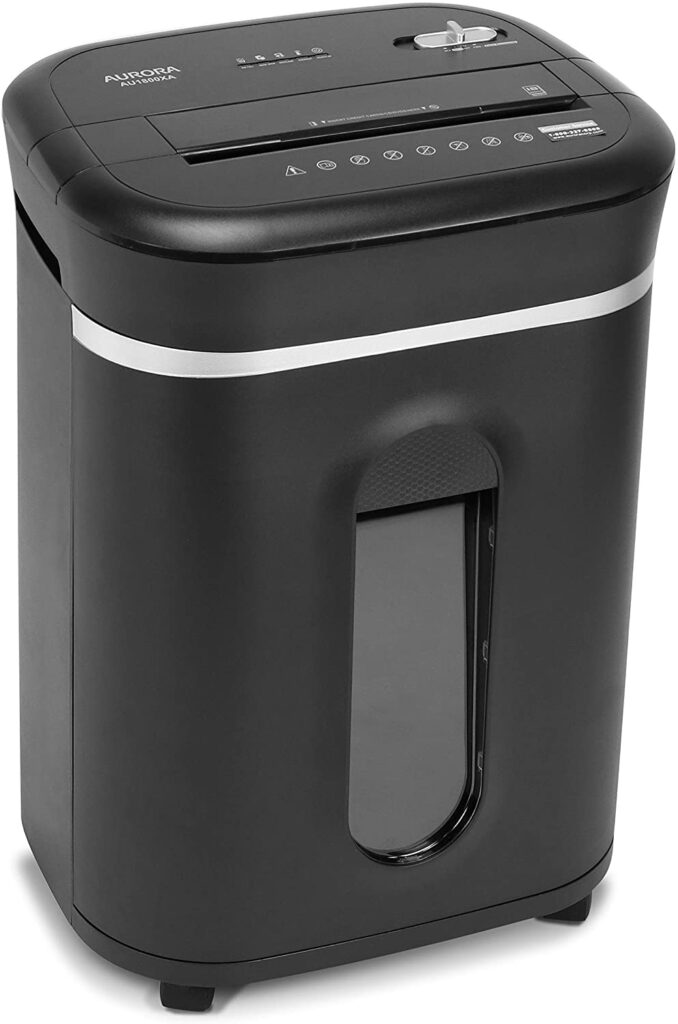 Aurora-AU1800XA-Anti-Jam-Paper-Shredder-specifications