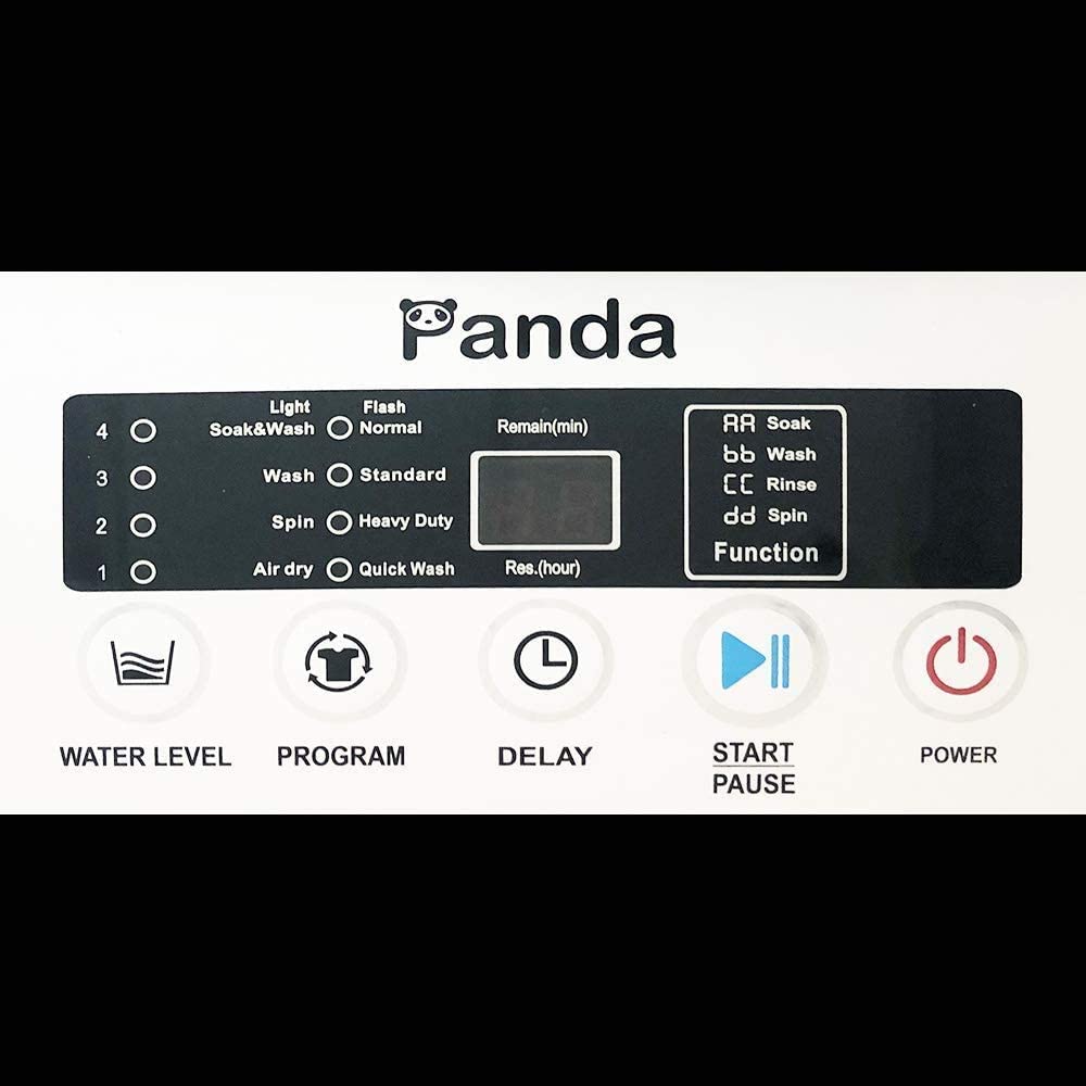 Panda-PAN6360W-Washing-Machine-control-panel