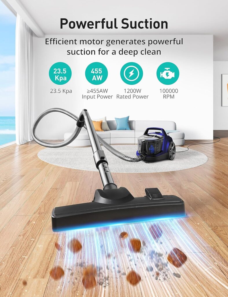 Aspiron-Lightweight-Canister-Bagless-Vacuum-Cleaner