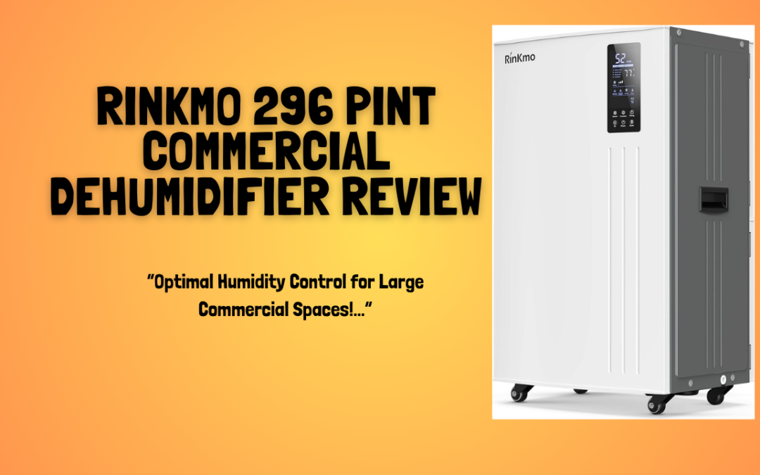 Quick Review of The RINKMO 296 Pint Commercial Dehumidifier