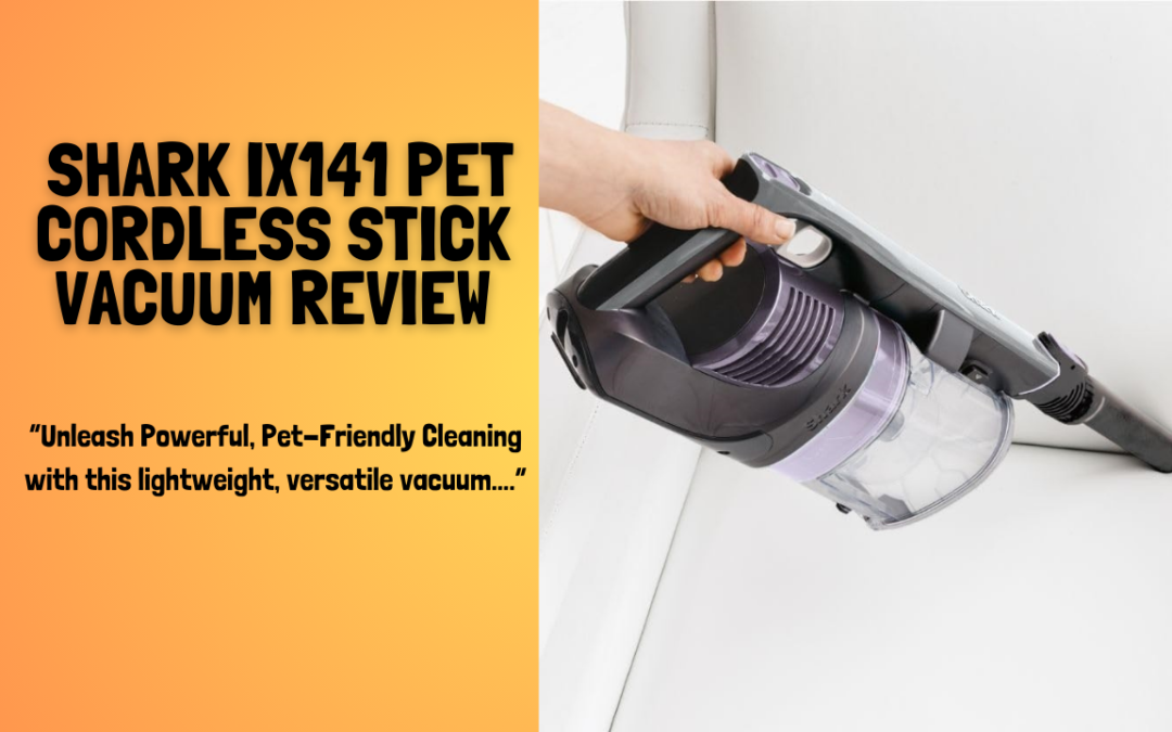 Quick Review of The Shark IX141 Pet Cordless Stick Vacuum