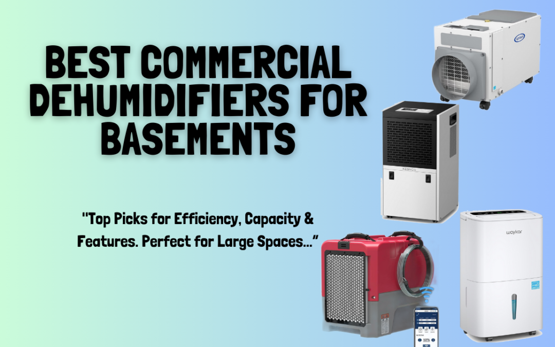 The Best Commercial Dehumidifiers for Basements 2024