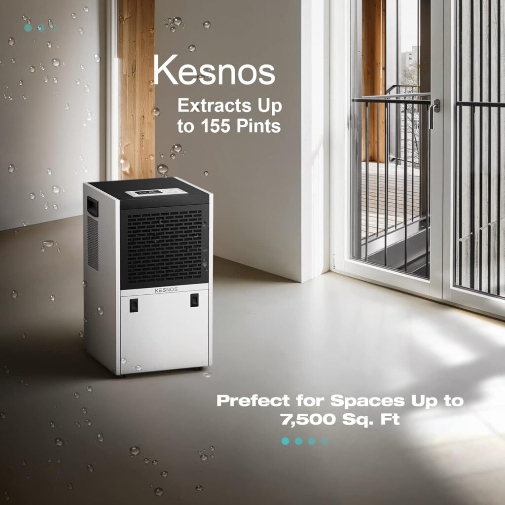 Kesnos-155-Pint-Commercial-Dehumidifier