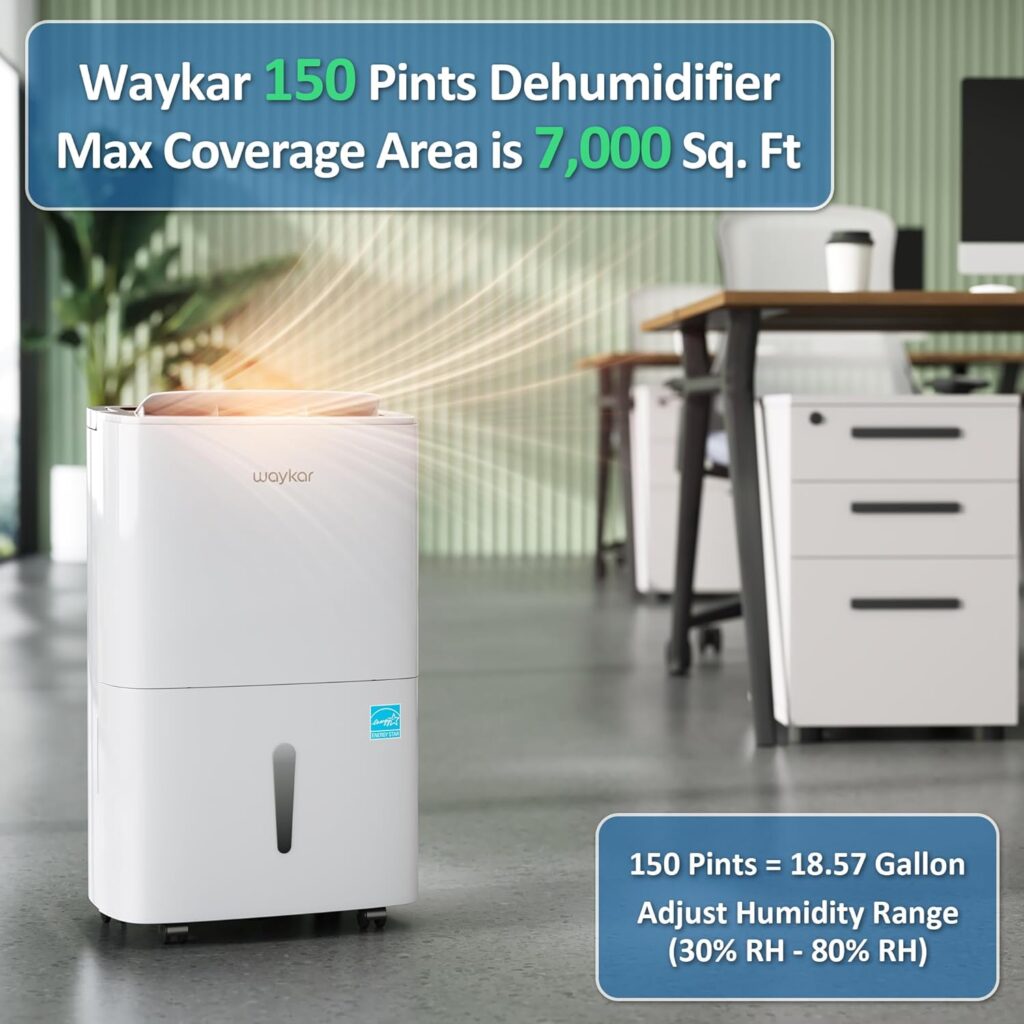 Waykar-150-Pints-Energy-Star-Dehumidifier