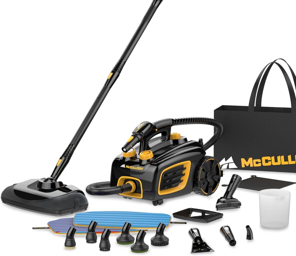 McCulloch-MC1375-Canister-Steam-Cleaner