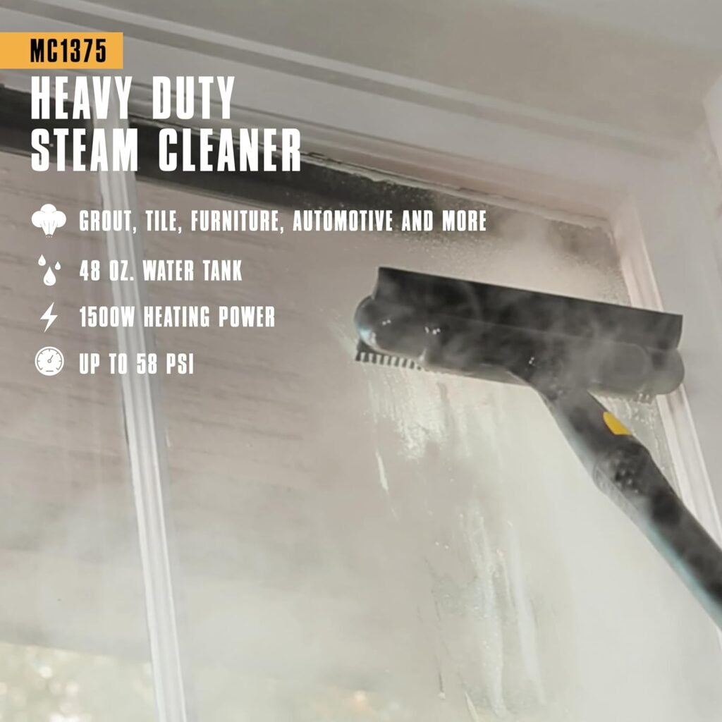 McCulloch-MC1375-Canister-Steam-Cleaner-Review