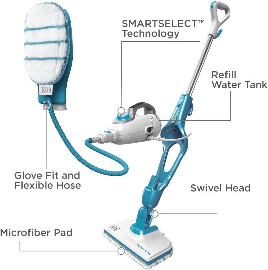 BLACK+DECKER-7-in-1-Steam-Mop
