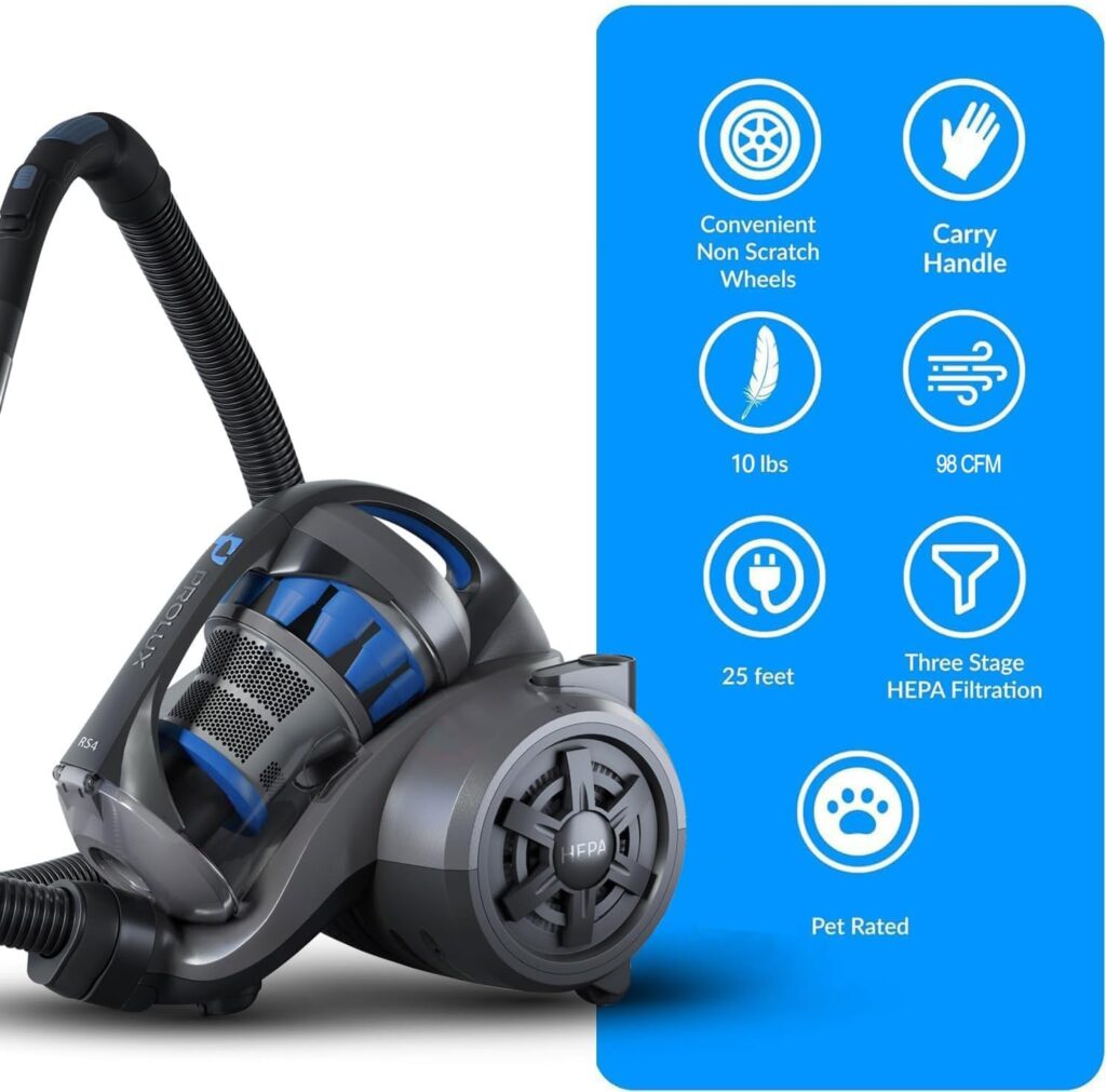 Prolux-RS4-Bagless-Canister-Vacuum-cleaner