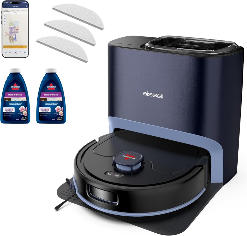 Bissell-FlexClean-FurForce-Robot-Vacuum-&-Mop