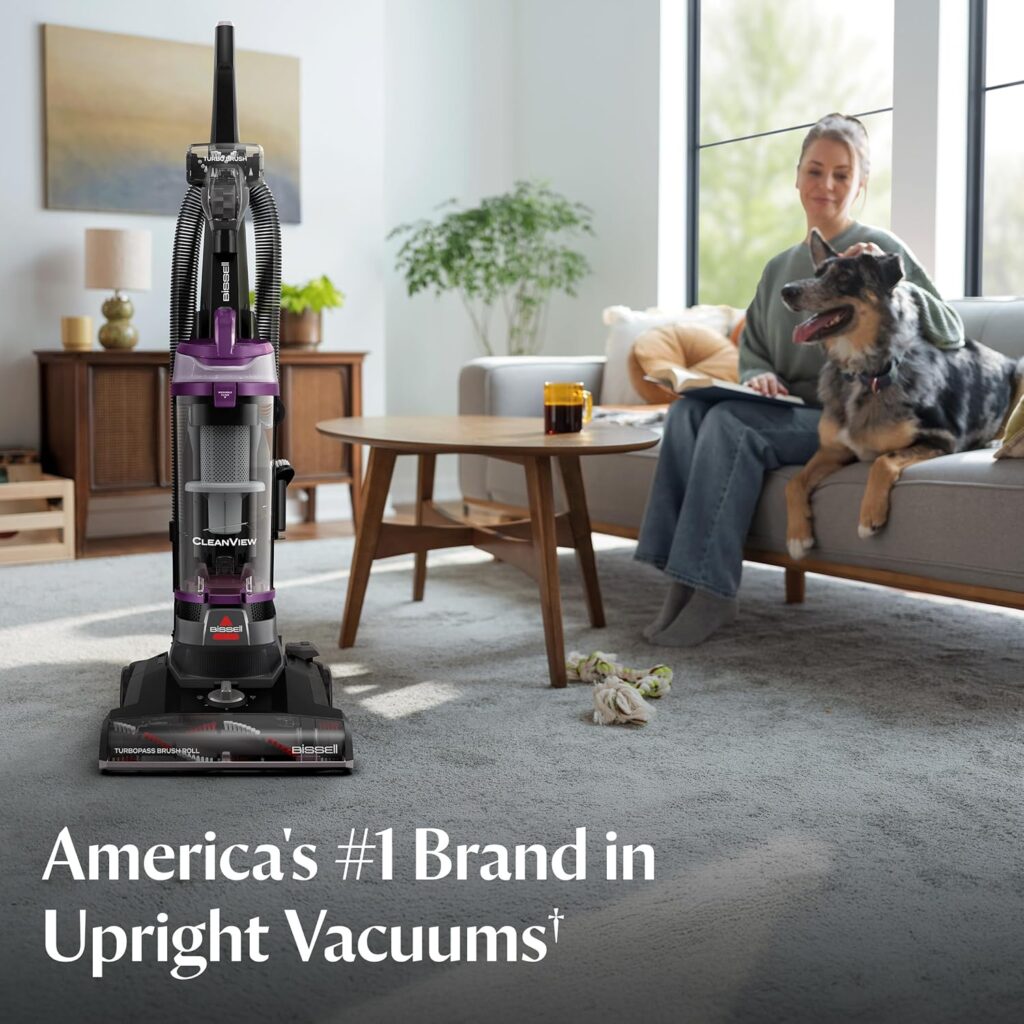 Bissell-4438-CleanView-Upright-Vacuum-with-Pet-Hair-Brush-Roll