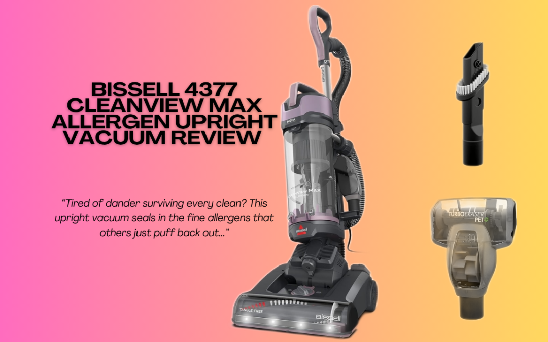 Bissell-4377-CleanView-Max-Allergen-Upright-Vacuum